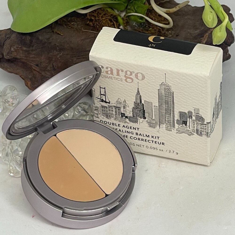 2x Cargo Cosmetics Double Agent Concealing Balm Kit - 4N (Dacon-04) - New in Box